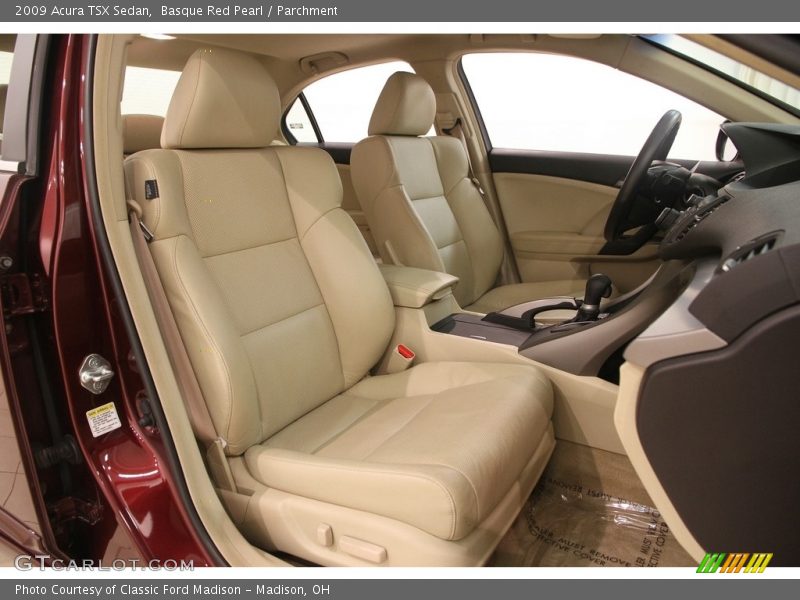 Basque Red Pearl / Parchment 2009 Acura TSX Sedan
