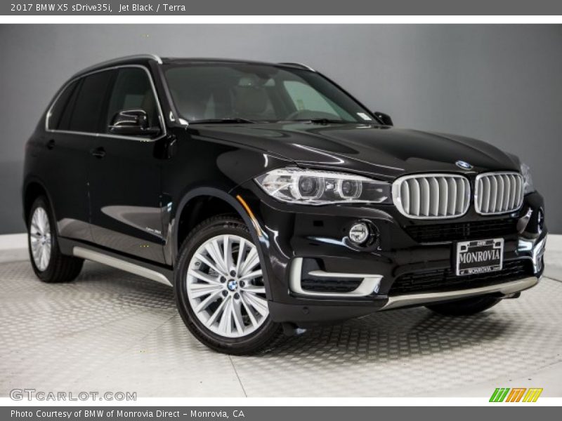 Jet Black / Terra 2017 BMW X5 sDrive35i