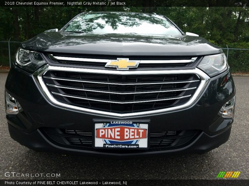 Nightfall Gray Metallic / Jet Black 2018 Chevrolet Equinox Premier