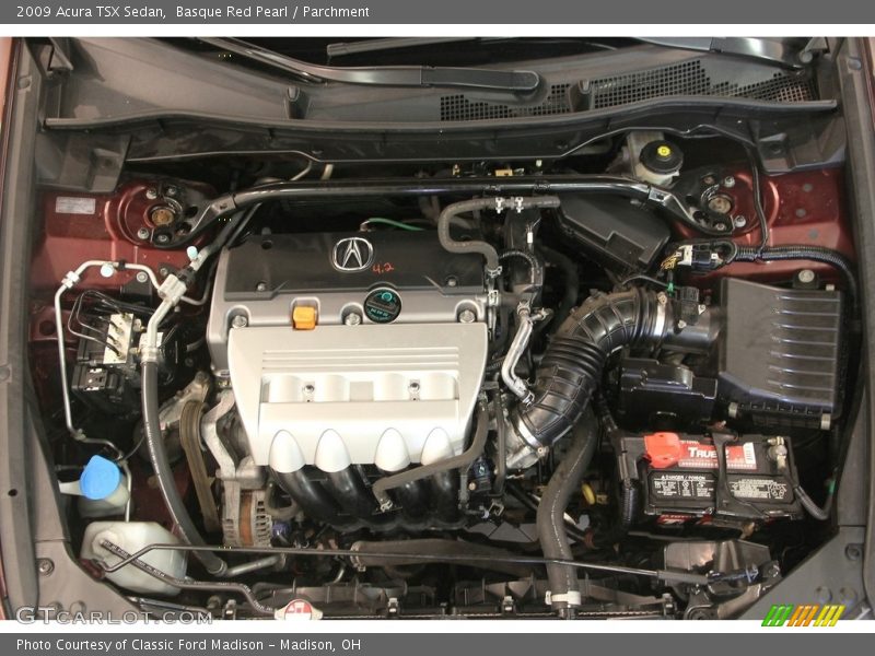 Basque Red Pearl / Parchment 2009 Acura TSX Sedan