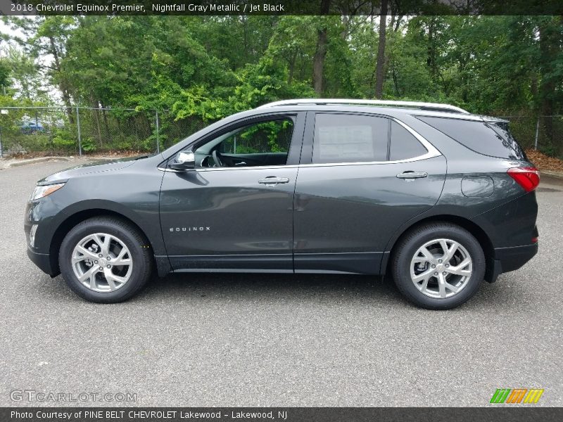 Nightfall Gray Metallic / Jet Black 2018 Chevrolet Equinox Premier