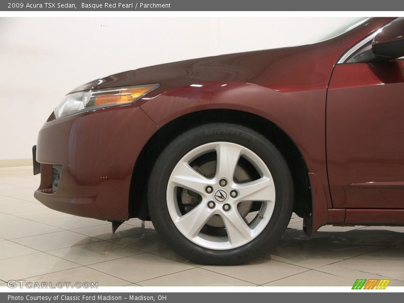 Basque Red Pearl / Parchment 2009 Acura TSX Sedan