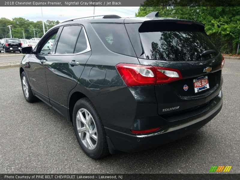 Nightfall Gray Metallic / Jet Black 2018 Chevrolet Equinox Premier