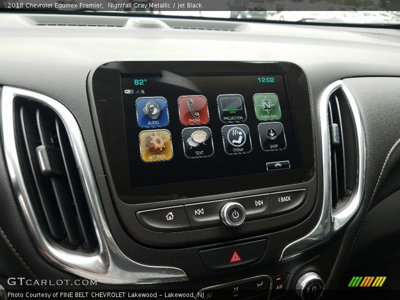 Nightfall Gray Metallic / Jet Black 2018 Chevrolet Equinox Premier