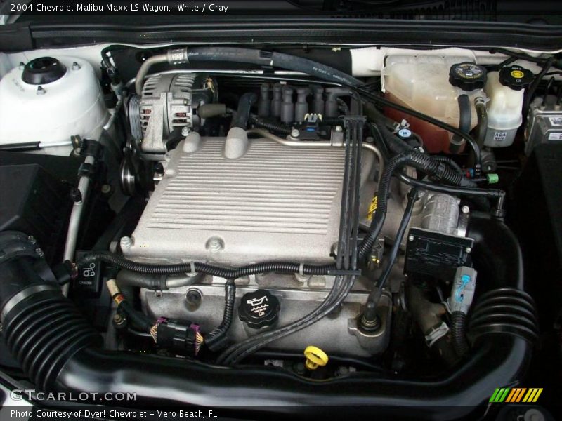 White / Gray 2004 Chevrolet Malibu Maxx LS Wagon
