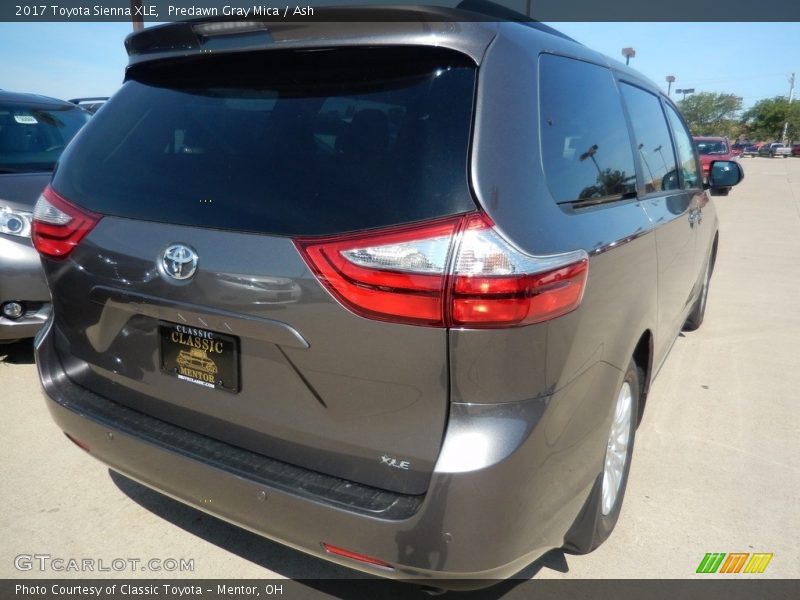Predawn Gray Mica / Ash 2017 Toyota Sienna XLE