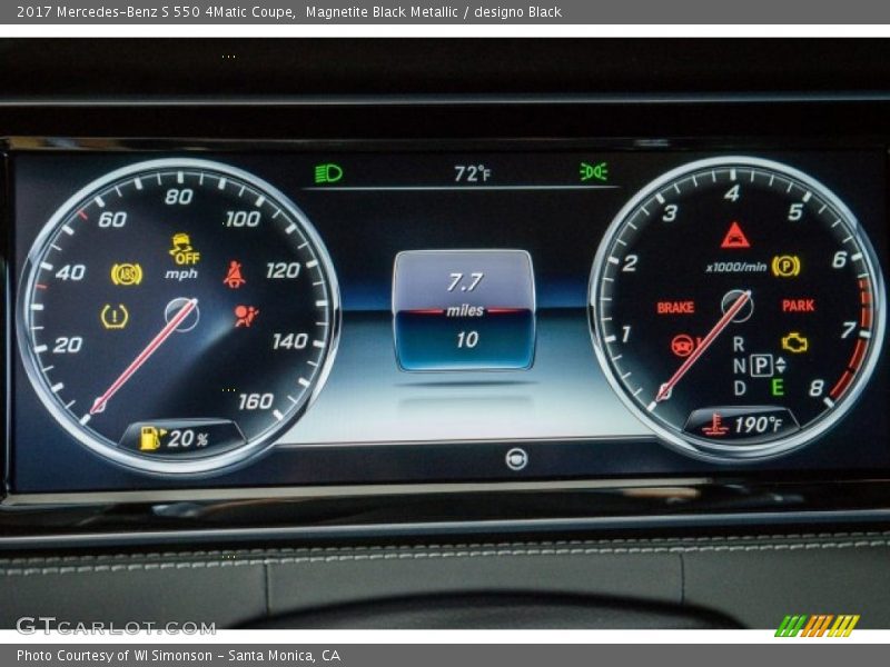 Magnetite Black Metallic / designo Black 2017 Mercedes-Benz S 550 4Matic Coupe