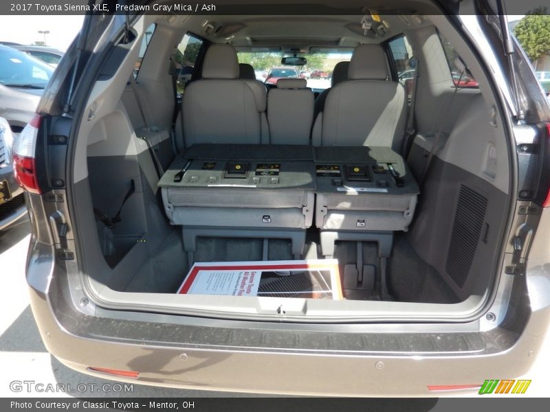 Predawn Gray Mica / Ash 2017 Toyota Sienna XLE
