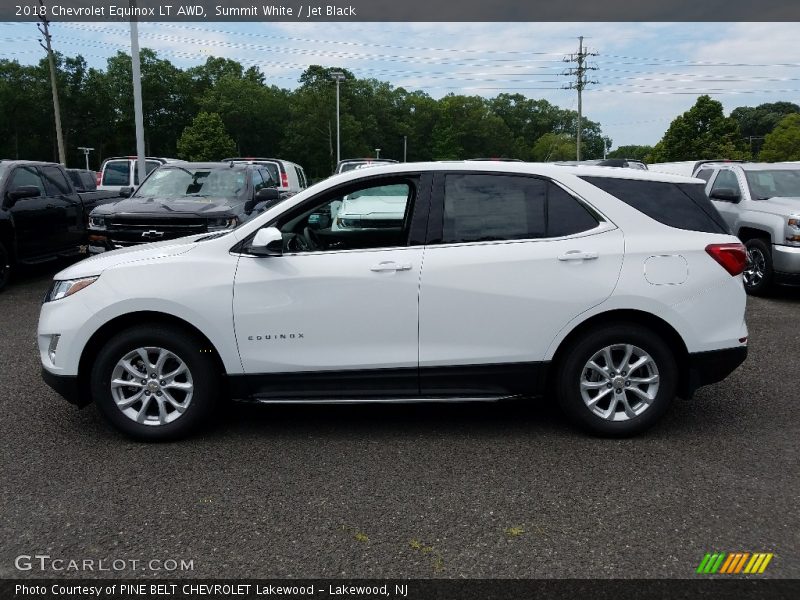 Summit White / Jet Black 2018 Chevrolet Equinox LT AWD
