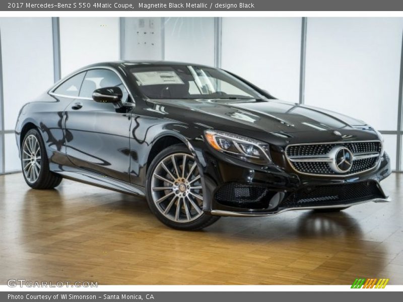 Magnetite Black Metallic / designo Black 2017 Mercedes-Benz S 550 4Matic Coupe