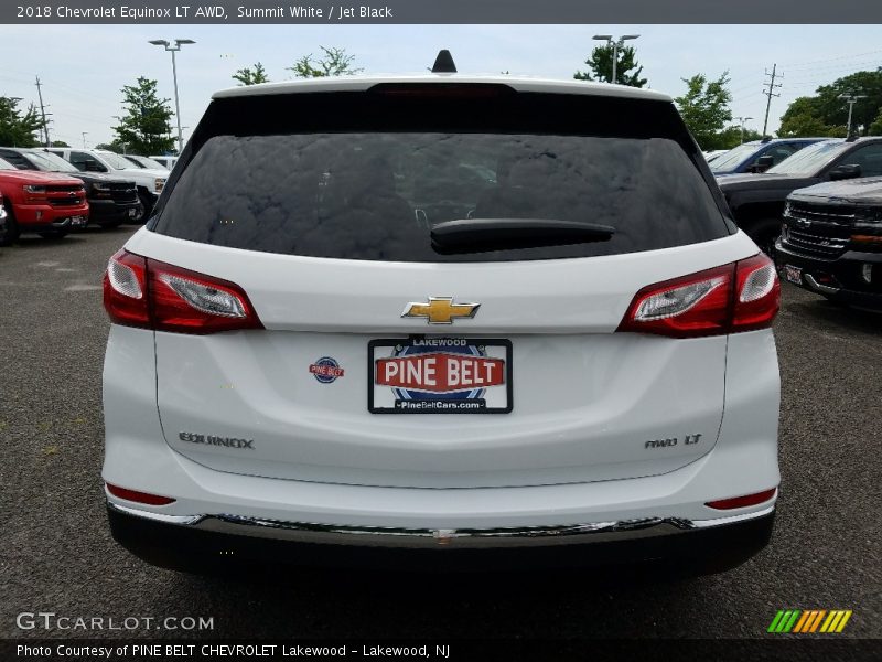 Summit White / Jet Black 2018 Chevrolet Equinox LT AWD