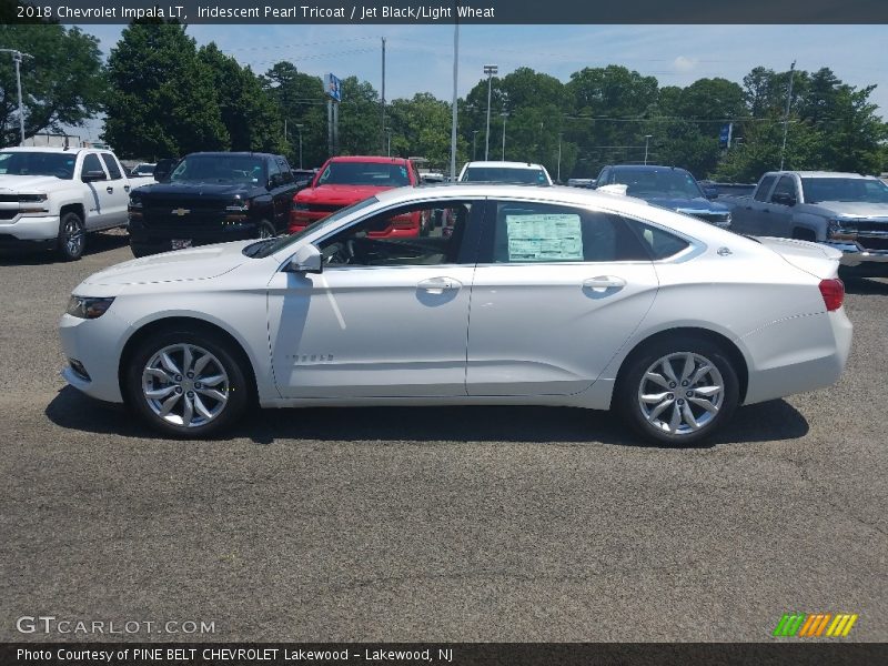 Iridescent Pearl Tricoat / Jet Black/Light Wheat 2018 Chevrolet Impala LT