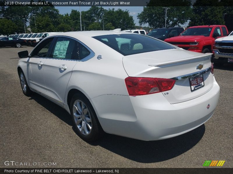 Iridescent Pearl Tricoat / Jet Black/Light Wheat 2018 Chevrolet Impala LT