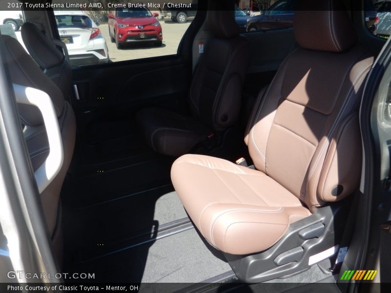 Creme Brulee Mica / Chestnut 2017 Toyota Sienna Limited AWD