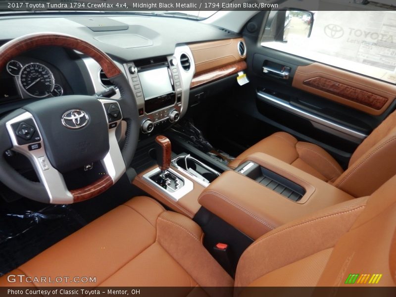 Midnight Black Metallic / 1794 Edition Black/Brown 2017 Toyota Tundra 1794 CrewMax 4x4