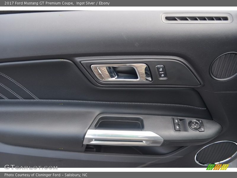 Ingot Silver / Ebony 2017 Ford Mustang GT Premium Coupe