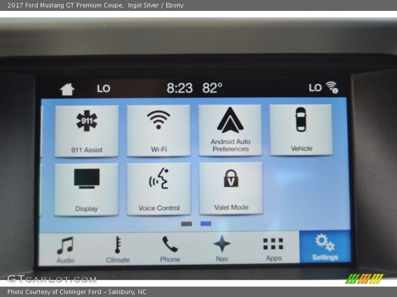 Ingot Silver / Ebony 2017 Ford Mustang GT Premium Coupe