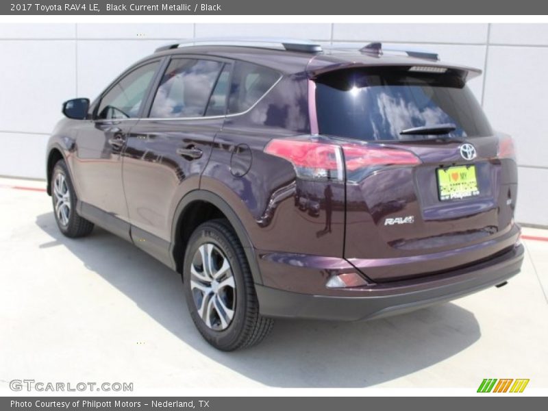 Black Current Metallic / Black 2017 Toyota RAV4 LE