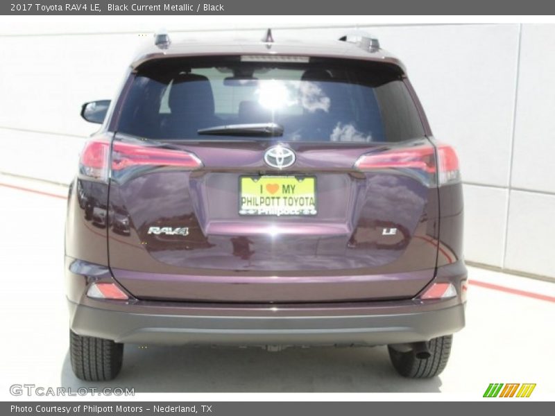 Black Current Metallic / Black 2017 Toyota RAV4 LE
