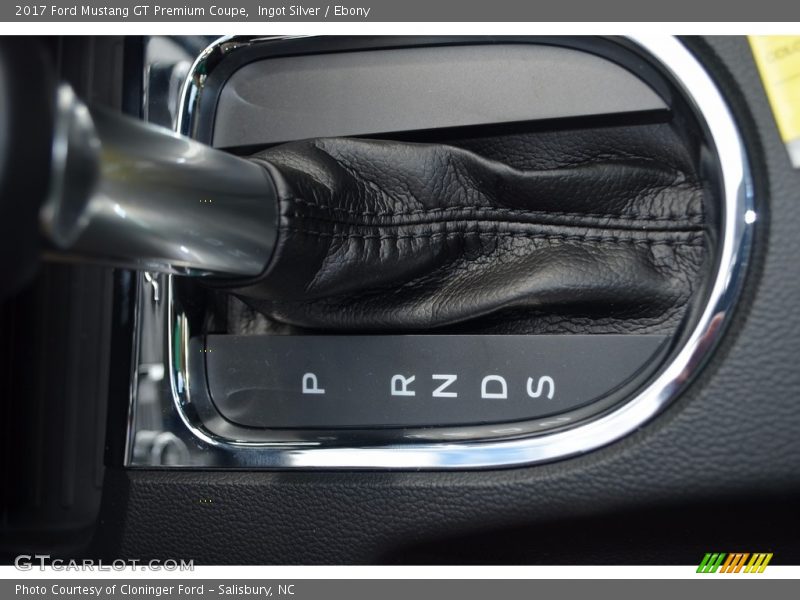Ingot Silver / Ebony 2017 Ford Mustang GT Premium Coupe