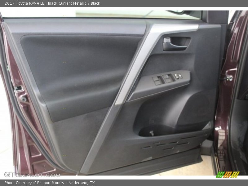 Black Current Metallic / Black 2017 Toyota RAV4 LE