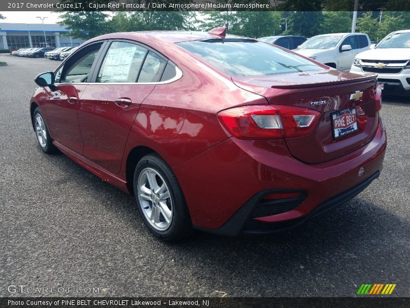 Cajun Red Tintcoat / Dark Atmosphere/Medium Atmosphere 2017 Chevrolet Cruze LT