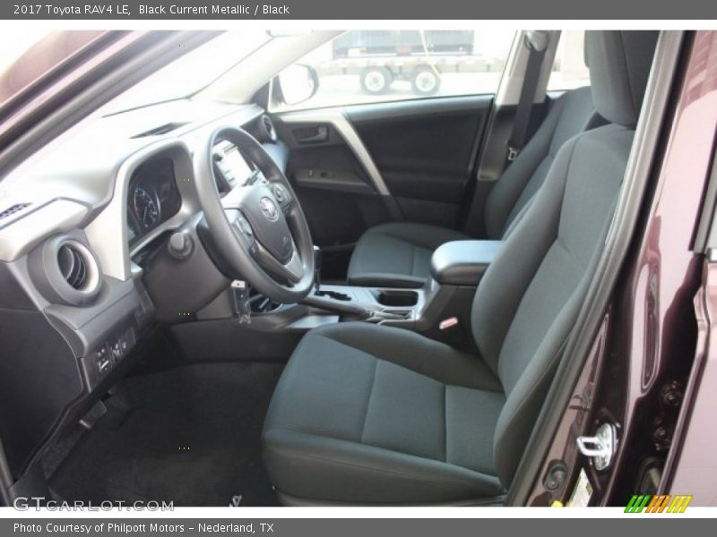Black Current Metallic / Black 2017 Toyota RAV4 LE