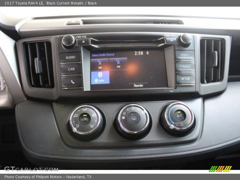 Black Current Metallic / Black 2017 Toyota RAV4 LE