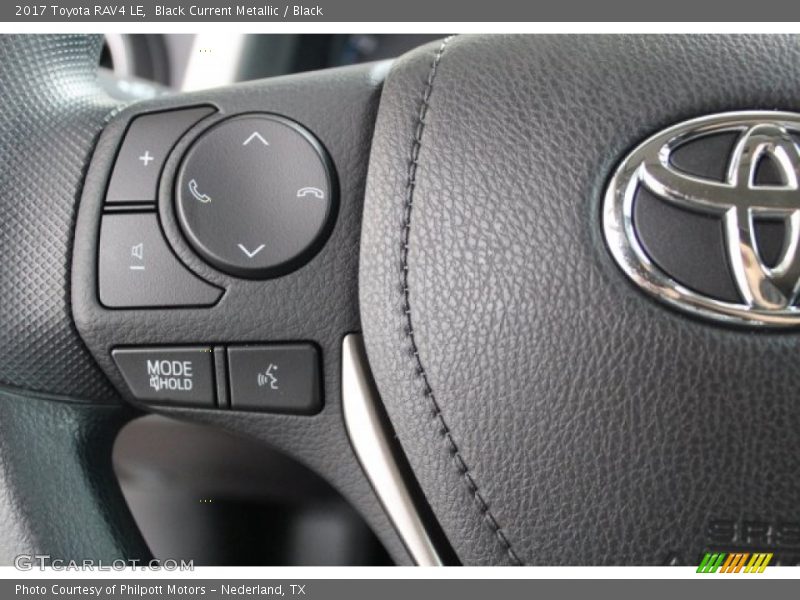 Black Current Metallic / Black 2017 Toyota RAV4 LE
