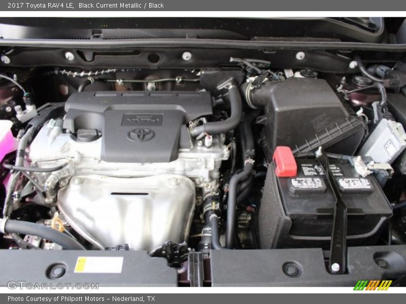 Black Current Metallic / Black 2017 Toyota RAV4 LE