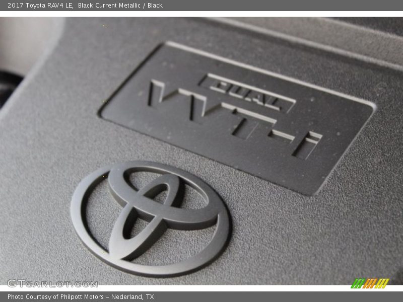 Black Current Metallic / Black 2017 Toyota RAV4 LE