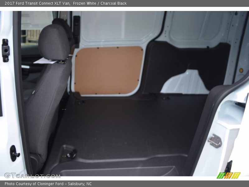 Frozen White / Charcoal Black 2017 Ford Transit Connect XLT Van