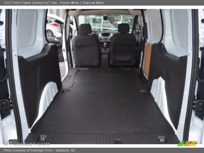 Frozen White / Charcoal Black 2017 Ford Transit Connect XLT Van