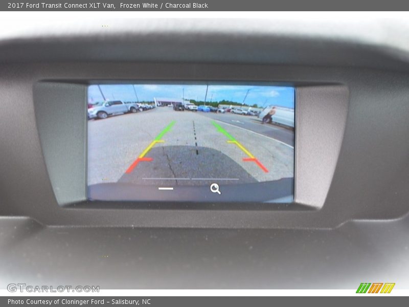 Frozen White / Charcoal Black 2017 Ford Transit Connect XLT Van