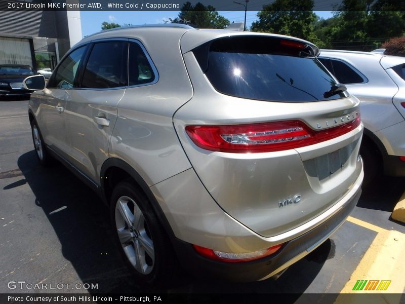 White Gold / Cappuccino 2017 Lincoln MKC Premier AWD