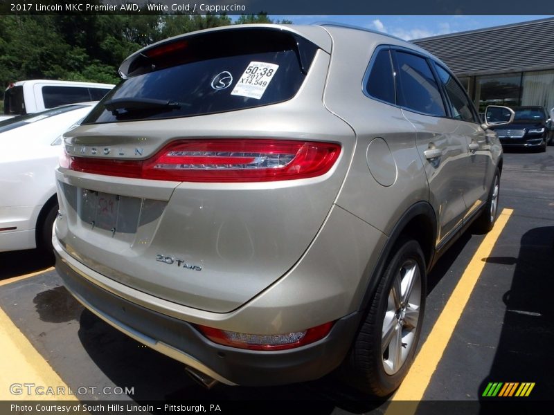 White Gold / Cappuccino 2017 Lincoln MKC Premier AWD