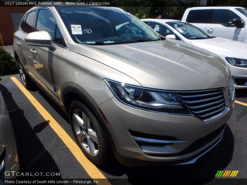 White Gold / Cappuccino 2017 Lincoln MKC Premier AWD