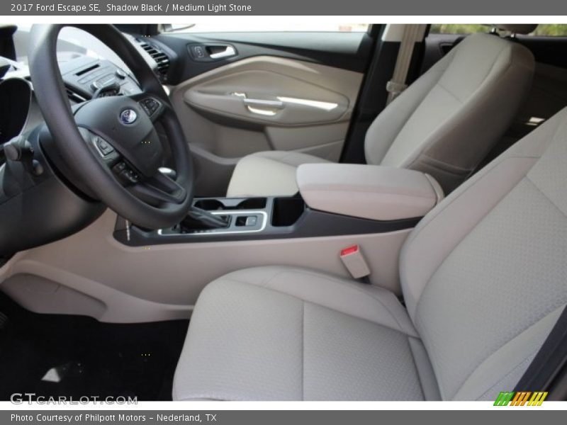 Shadow Black / Medium Light Stone 2017 Ford Escape SE