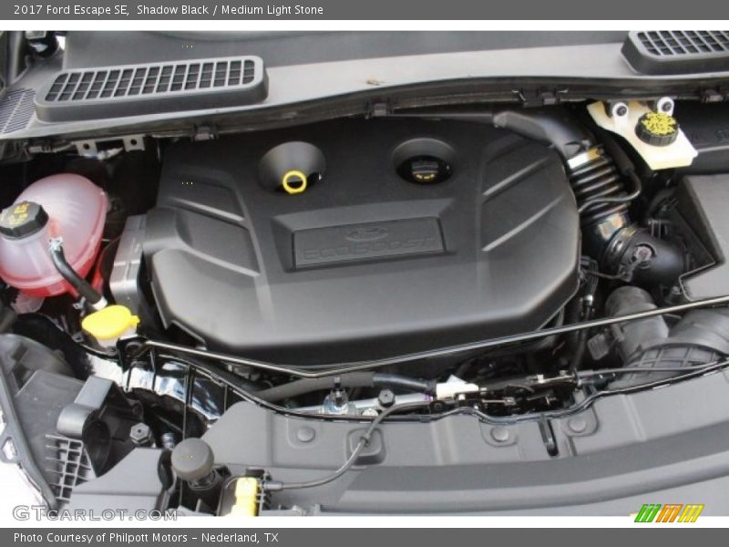 Shadow Black / Medium Light Stone 2017 Ford Escape SE