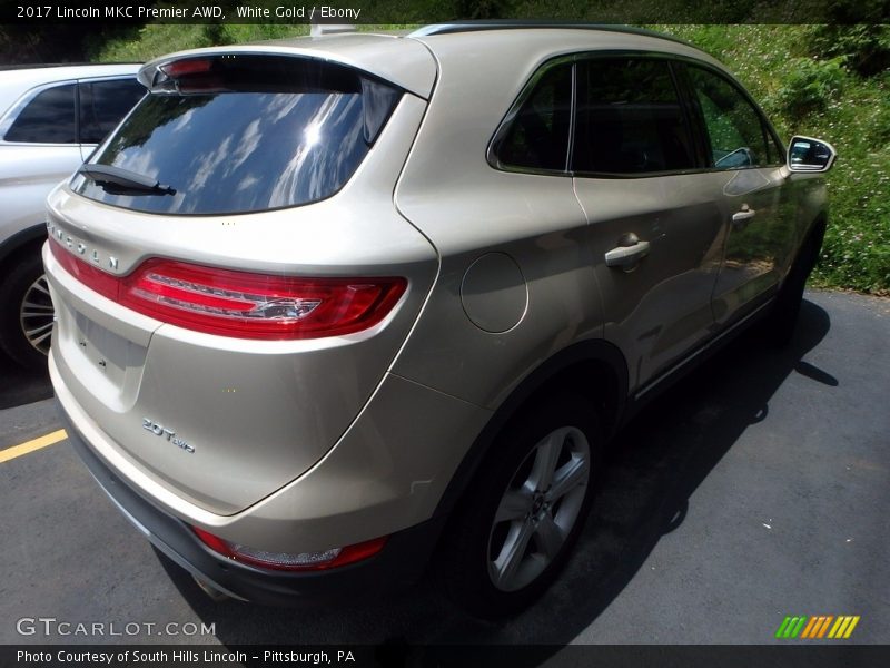 White Gold / Ebony 2017 Lincoln MKC Premier AWD