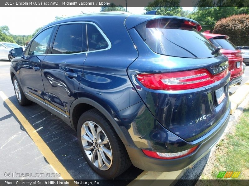 Midnight Sapphire / Ebony 2017 Lincoln MKC Select AWD