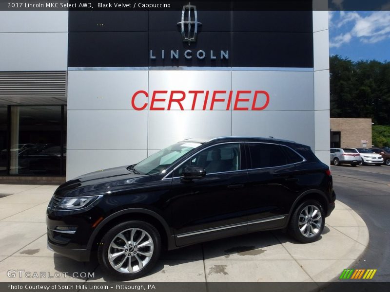 Black Velvet / Cappuccino 2017 Lincoln MKC Select AWD