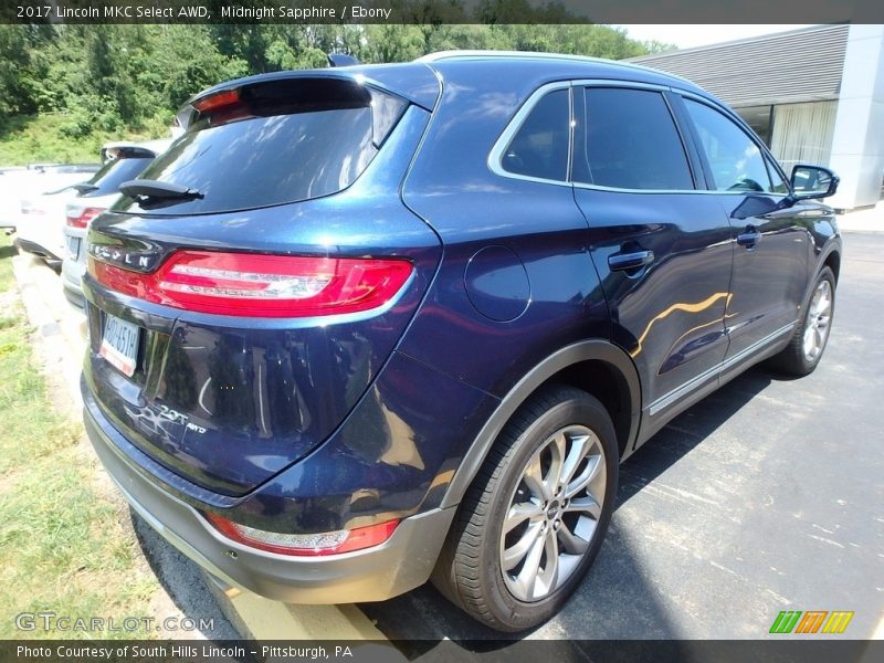 Midnight Sapphire / Ebony 2017 Lincoln MKC Select AWD