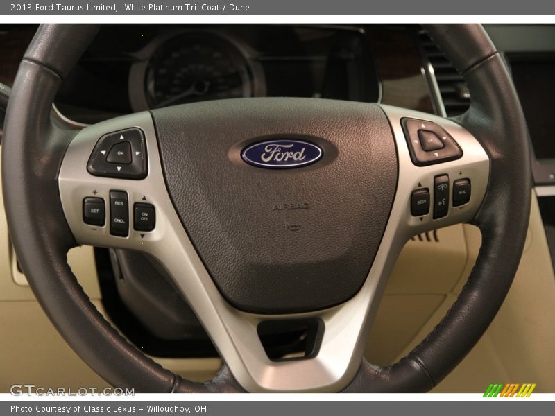 White Platinum Tri-Coat / Dune 2013 Ford Taurus Limited