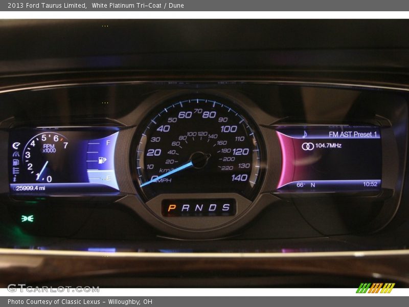 White Platinum Tri-Coat / Dune 2013 Ford Taurus Limited