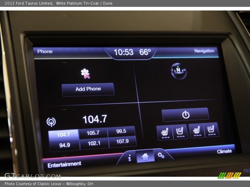 White Platinum Tri-Coat / Dune 2013 Ford Taurus Limited