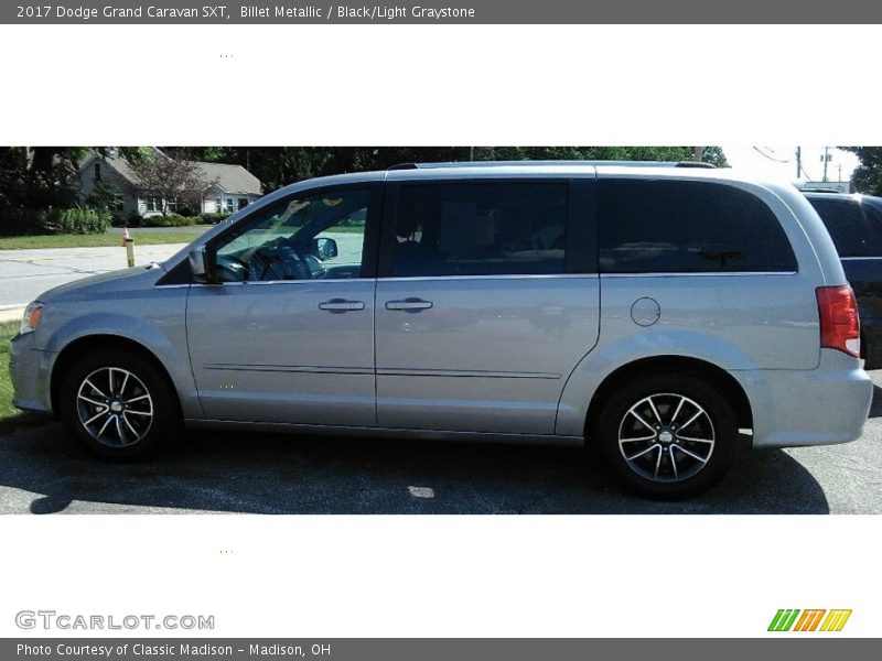Billet Metallic / Black/Light Graystone 2017 Dodge Grand Caravan SXT