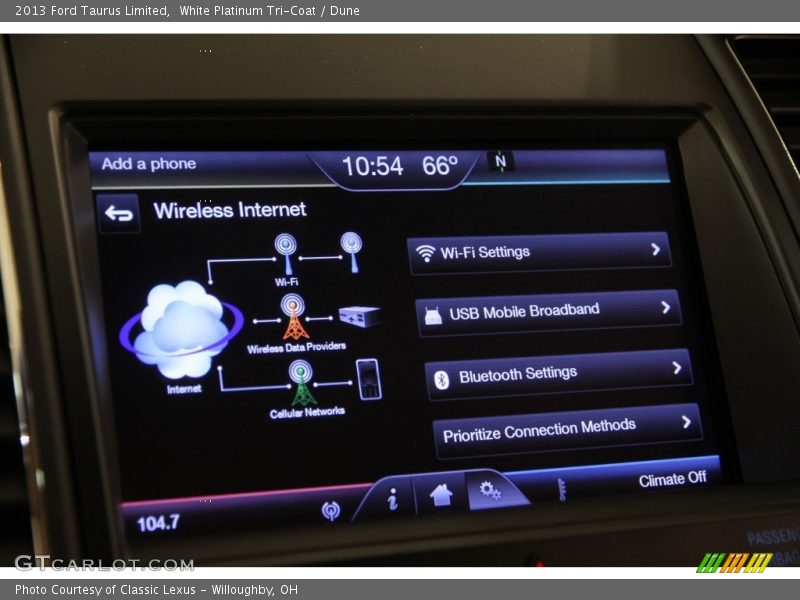 White Platinum Tri-Coat / Dune 2013 Ford Taurus Limited