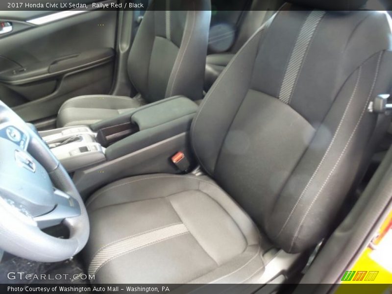 Rallye Red / Black 2017 Honda Civic LX Sedan