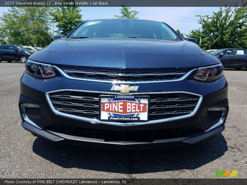 Blue Velvet Metallic / Jet Black 2017 Chevrolet Malibu LT